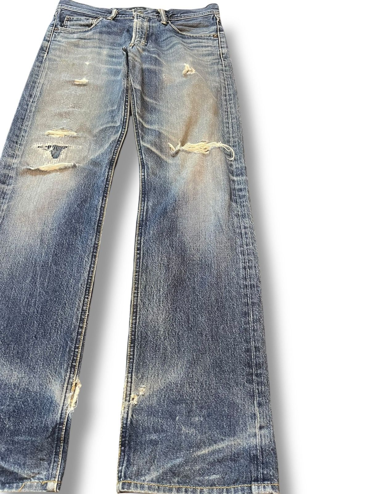 Paul Smith Vintage Paul Smith Grunge Distressed Denim Size US 31 - 4 Thumbnail