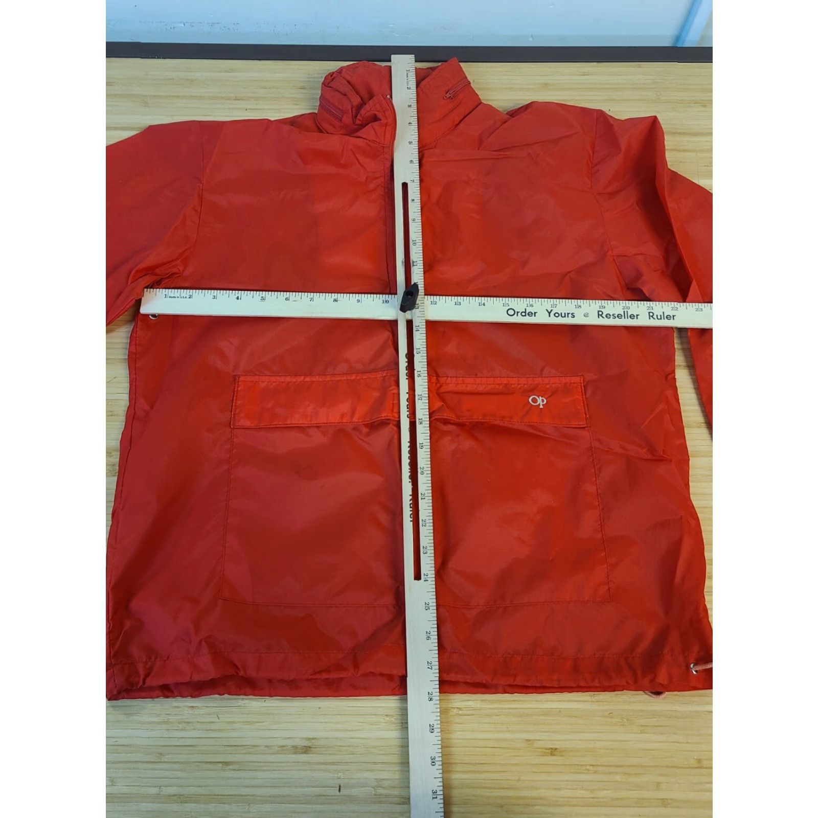 Vintage VINTAGE OP Weather Wear Jacket Mens M Red Windbreaker Zip Pockets 90s Retro Lightweight Lightweight Breathable Outdoor Size US M / EU 48-50 / 2 - 6 Thumbnail