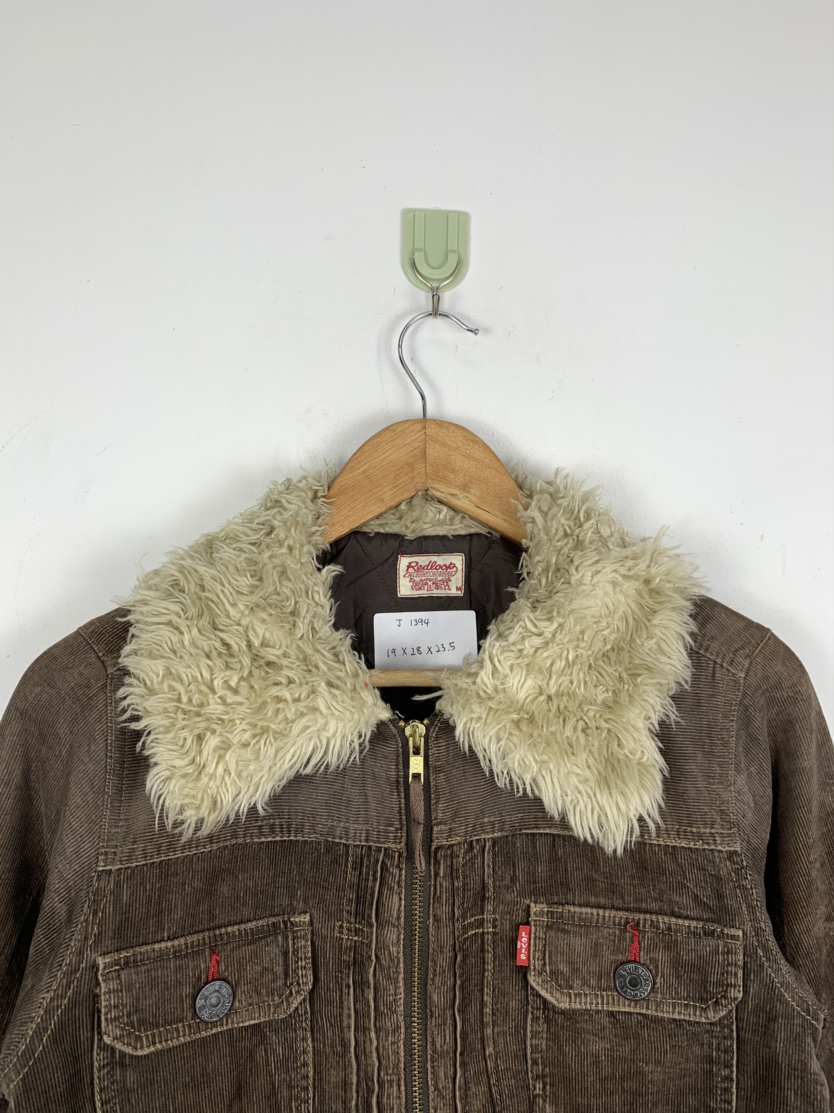 Levi's Vintage Levis Redloop Sherpa Denim Jacket J1394 Size M / US 6-8 / IT 42-44 - 2 Thumbnail