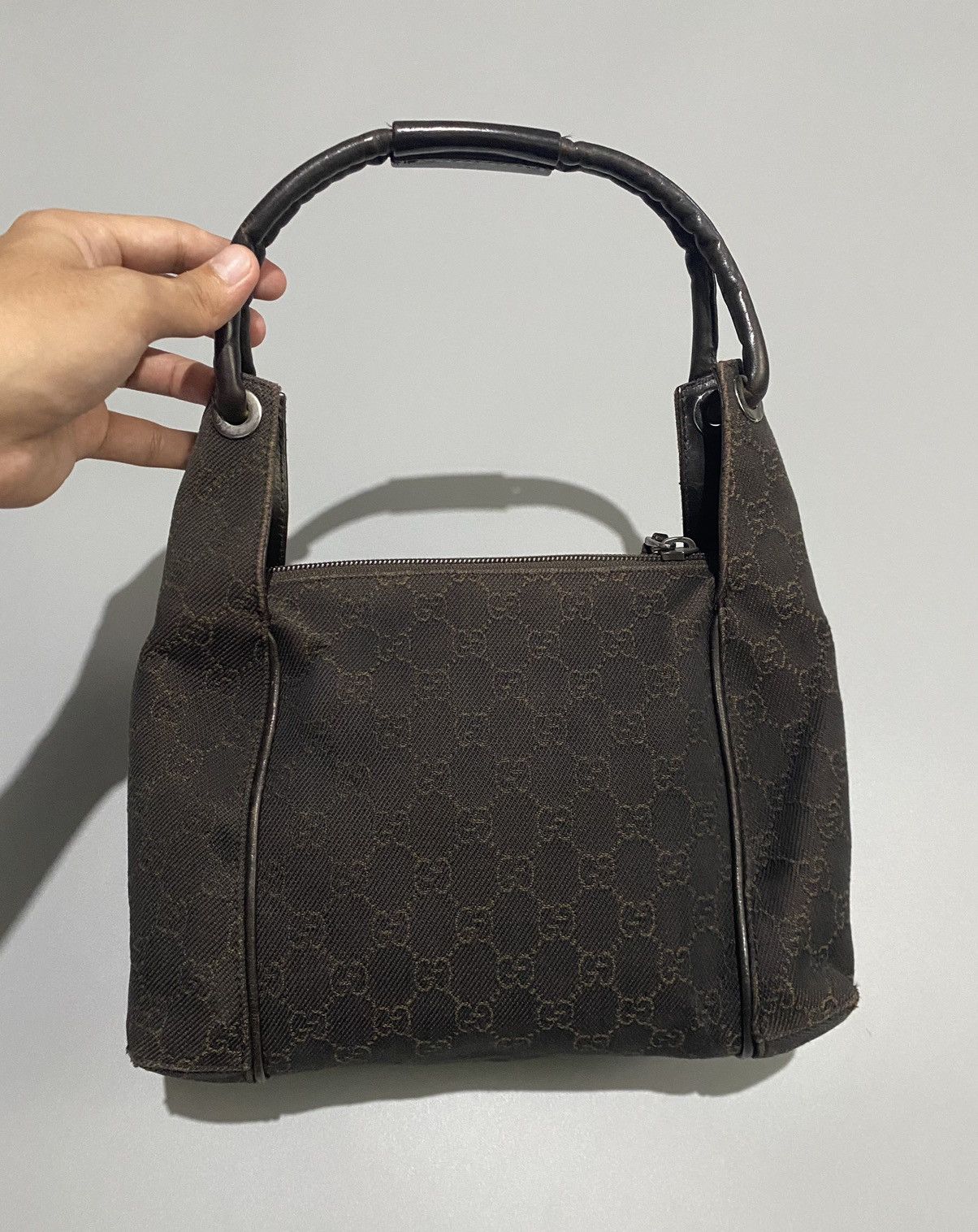 Gucci Gucci Canvas GG Monogram Shoulder Bag Size ONE SIZE - 2 Thumbnail
