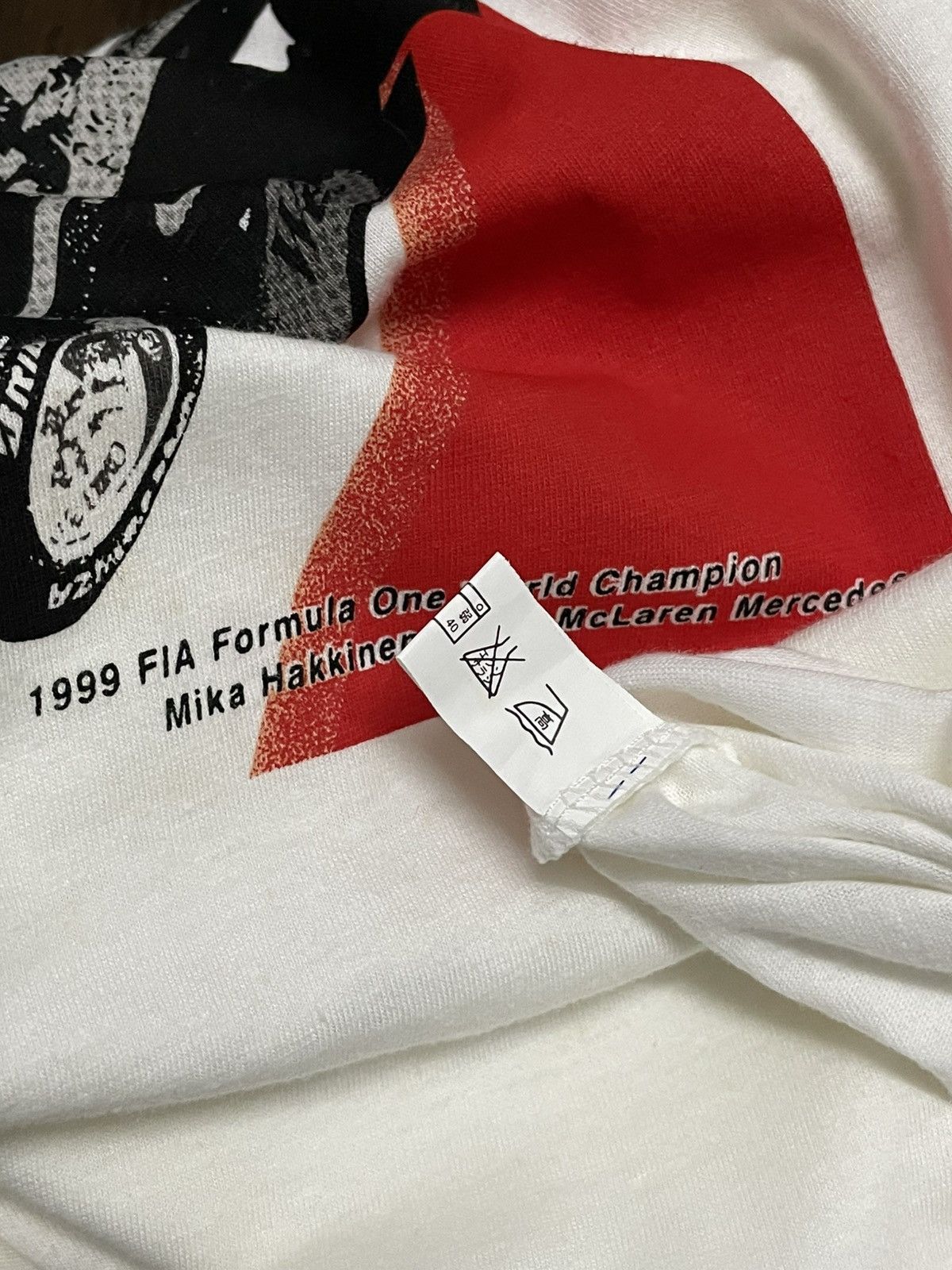Designer Vintage 1990s Potenza Brigestone Event F1 Champion Tshirt Size US M / EU 48-50 / 2 - 8 Thumbnail