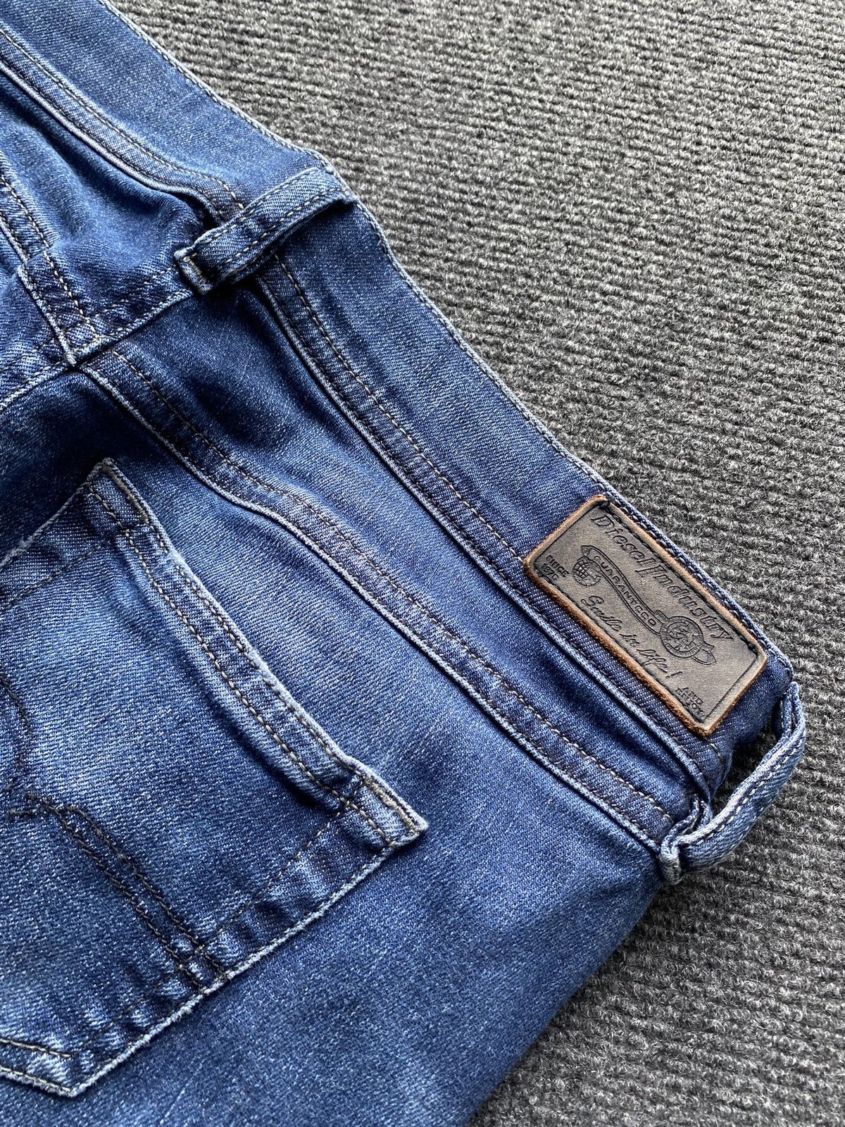 Diesel 🔥Opium Punk Diesel francy blue jeans women 28 alt goth emo Size 28" / US 6 / IT 42 - 15 Thumbnail