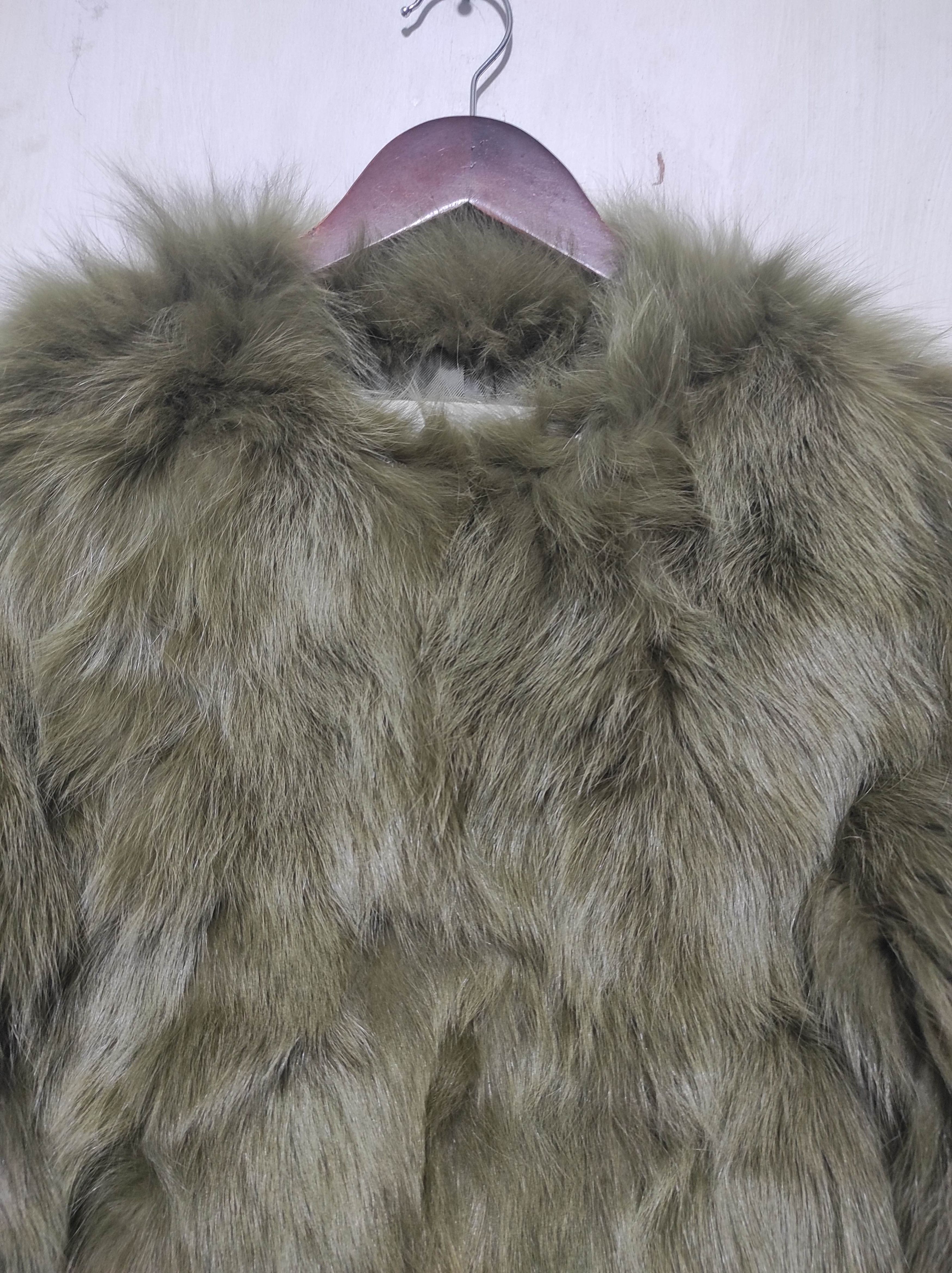 If Six Was Nine Li Hua Faux Fur Designer Winter Parka Coat Size S / US 4 / IT 40 - 3 Thumbnail