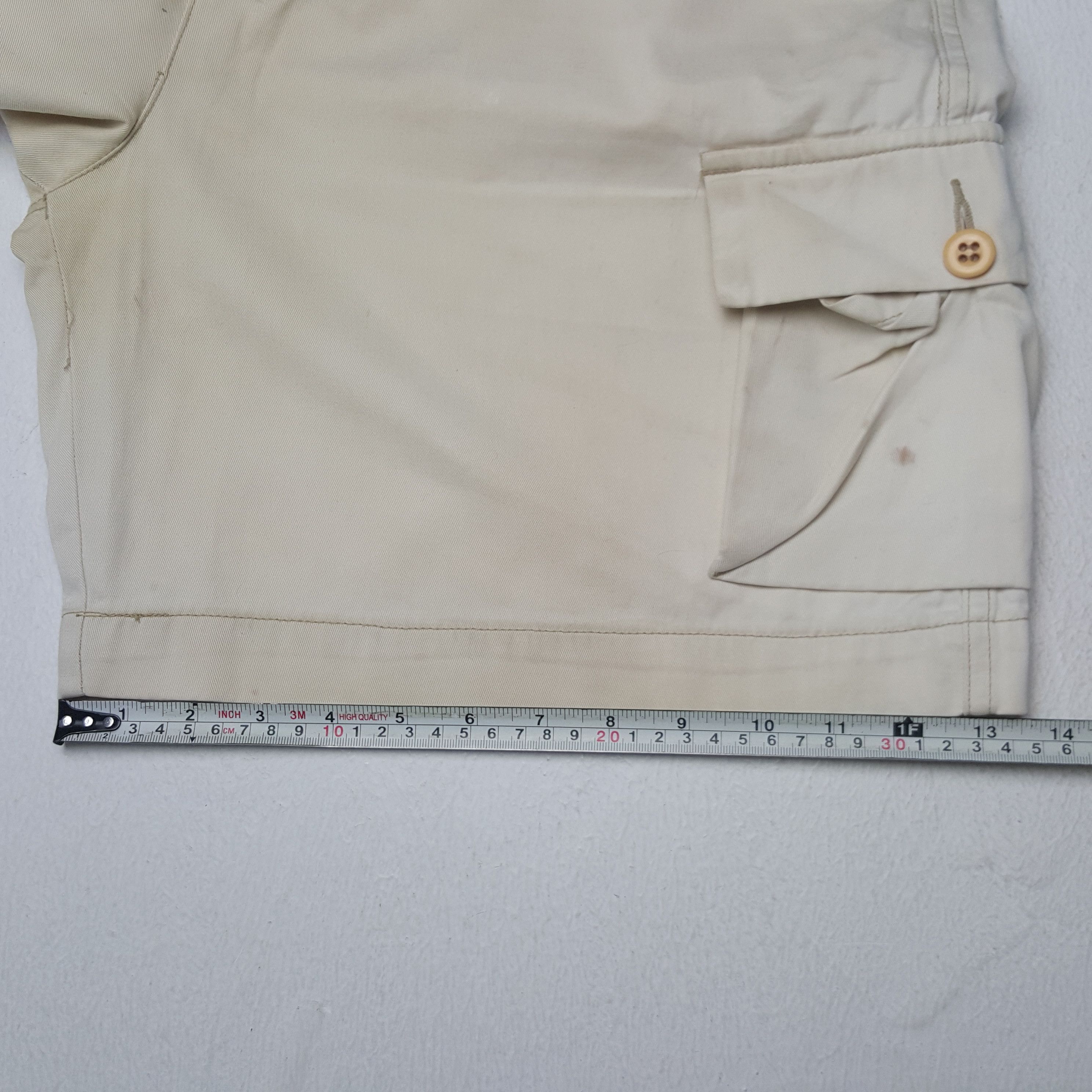 Stussy × Vintage Vintage STUSSY USA Custom Art Logo Cargo Shorts Pants Size US 34 / EU 50 - 9 Thumbnail