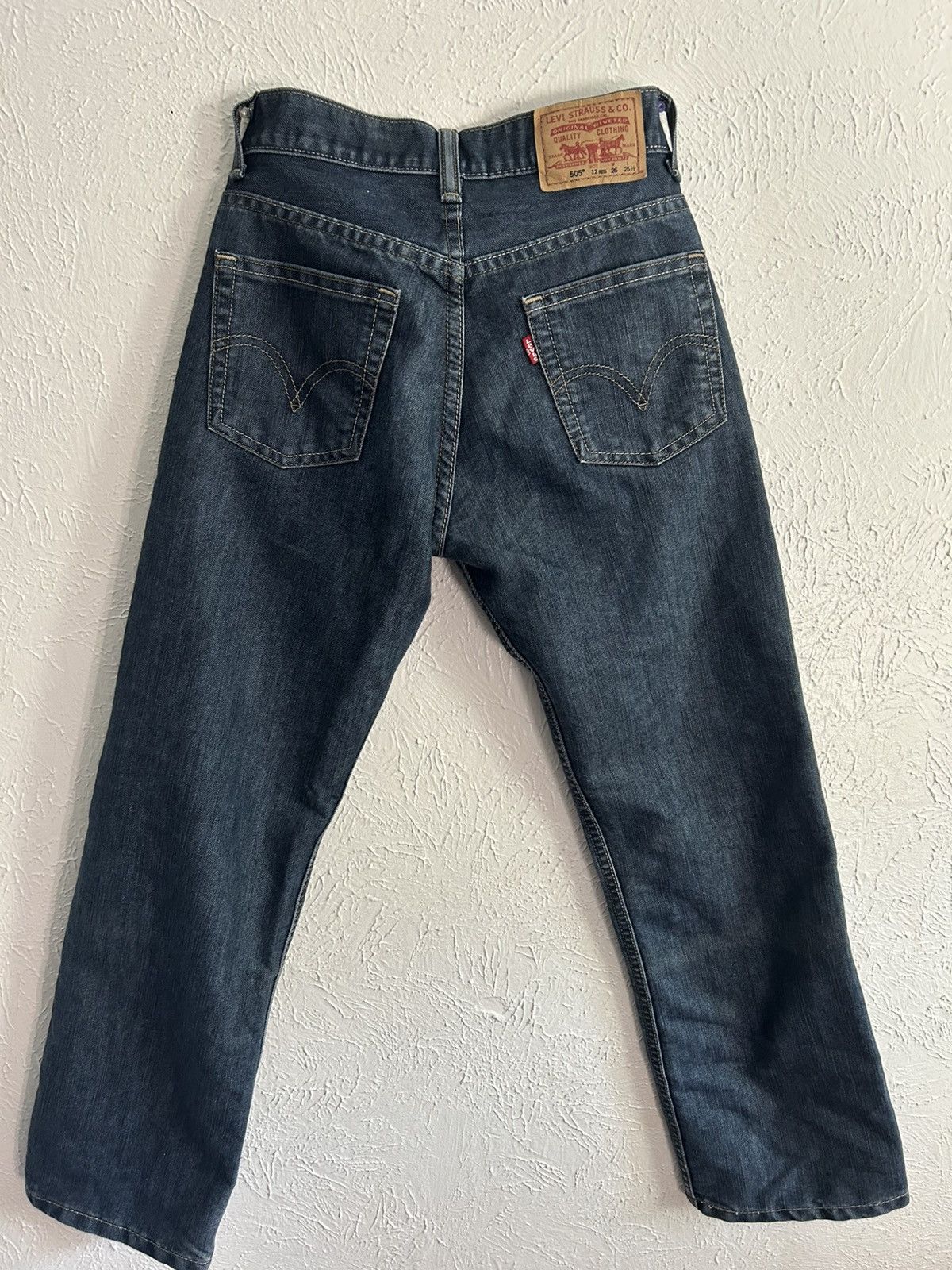 Levi's 505 LEVI’S JEANS DARK WASH Size US 34 / EU 50 - 1 Thumbnail