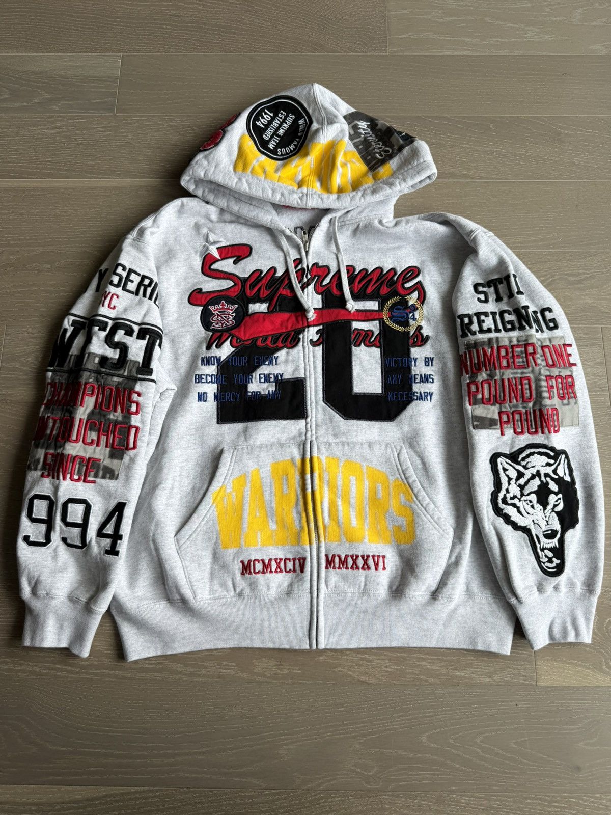 Supreme We Wanted To Be Known As Supreme Hoodie- Grey | Grailed