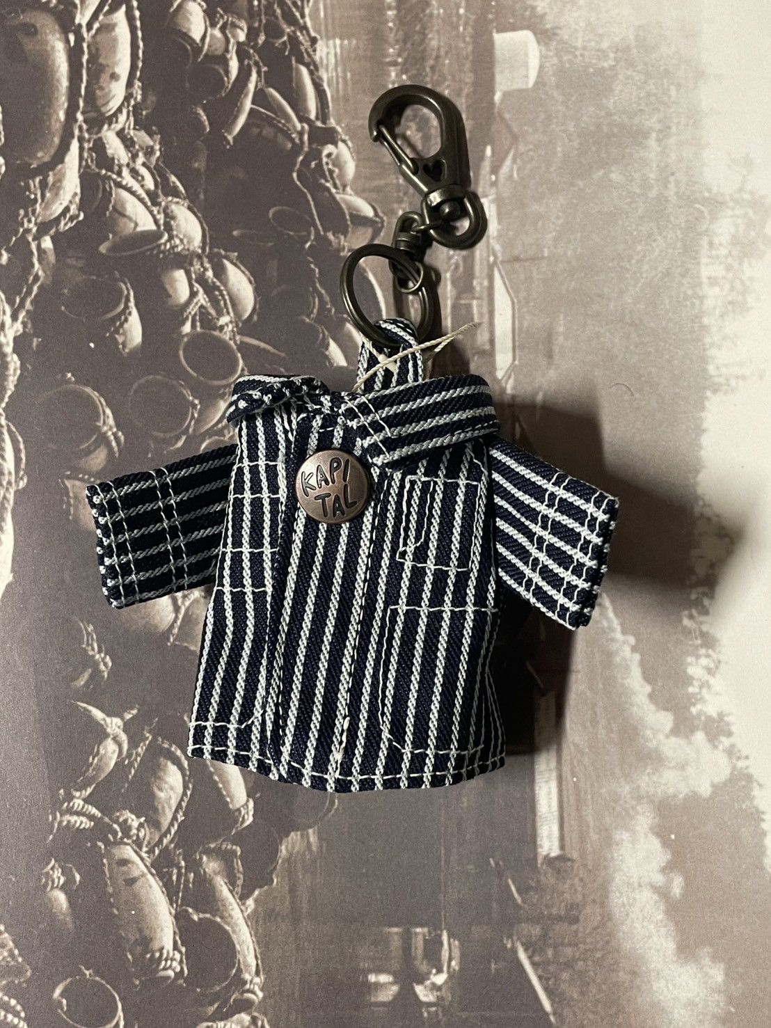 Kapital Kapital Denim Coverall Keyholder (Hickory) Size ONE SIZE - 1 Thumbnail