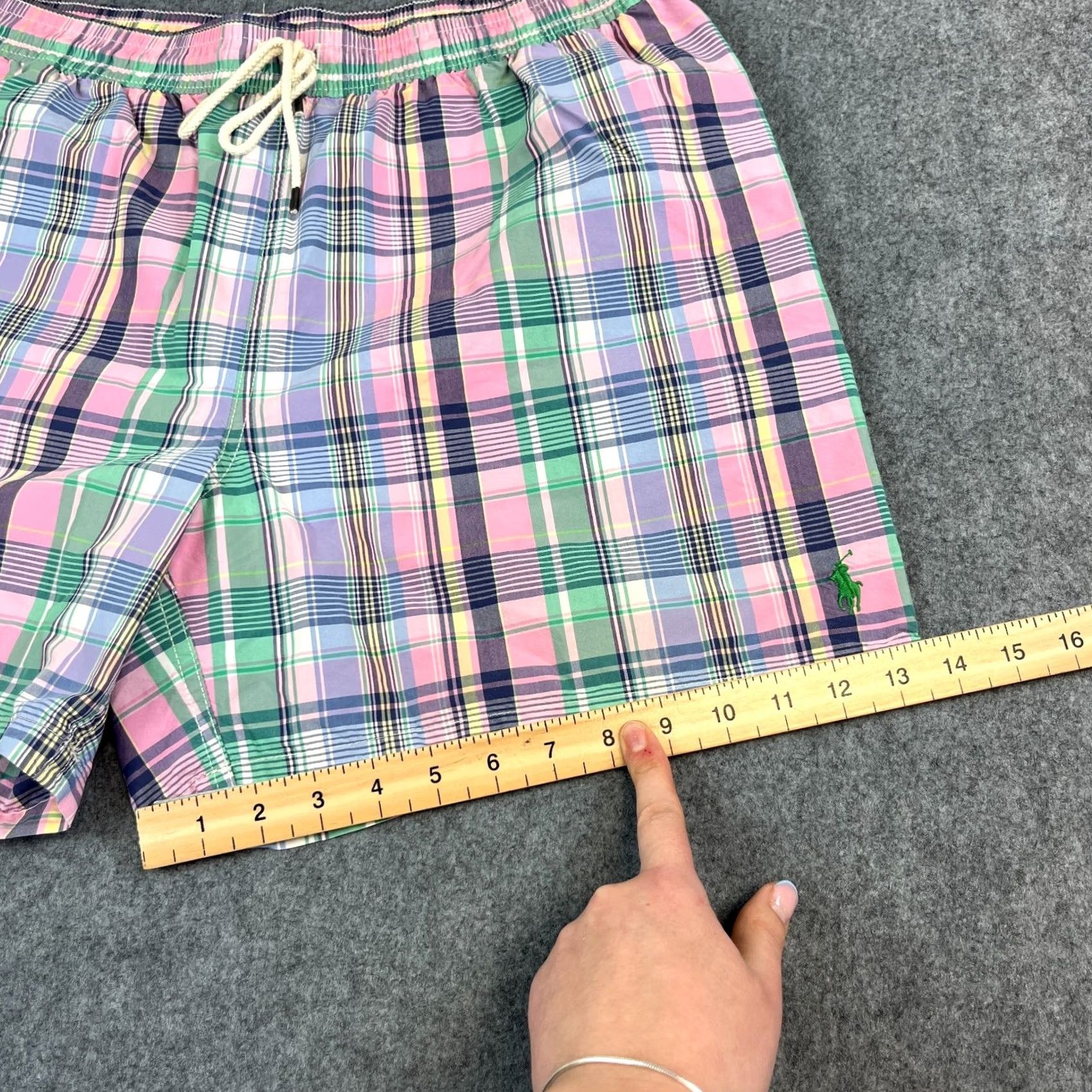 Polo Ralph Lauren VINTAGE Polo Ralph Lauren Mens Swim Shorts XXL Plaid Check Multicoloured Board Shorts Mens 2XL Size US XXL / EU 58 / 5 - 4 Thumbnail