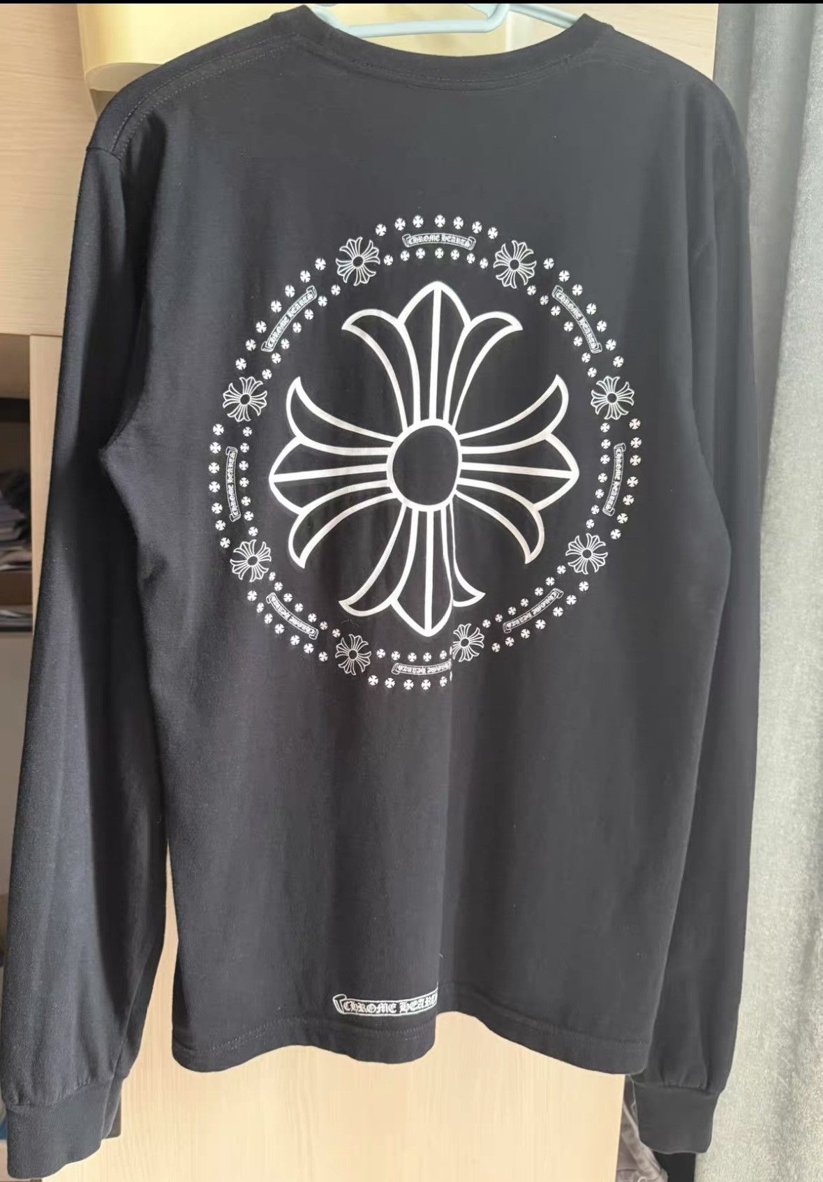 Chrome Hearts CHROME HEARTS Size M Cross scroll ring long sleeve T-shirt Size US M / EU 48-50 / 2 - 1 Thumbnail