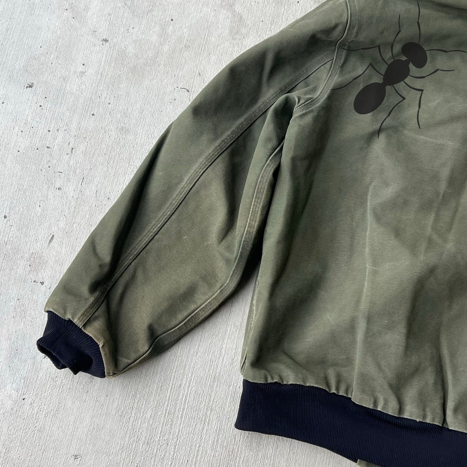 Carhartt × Vintage Carhartt J131 GRN green hooded active work wear jacket Size US L / EU 52-54 / 3 - 13 Thumbnail