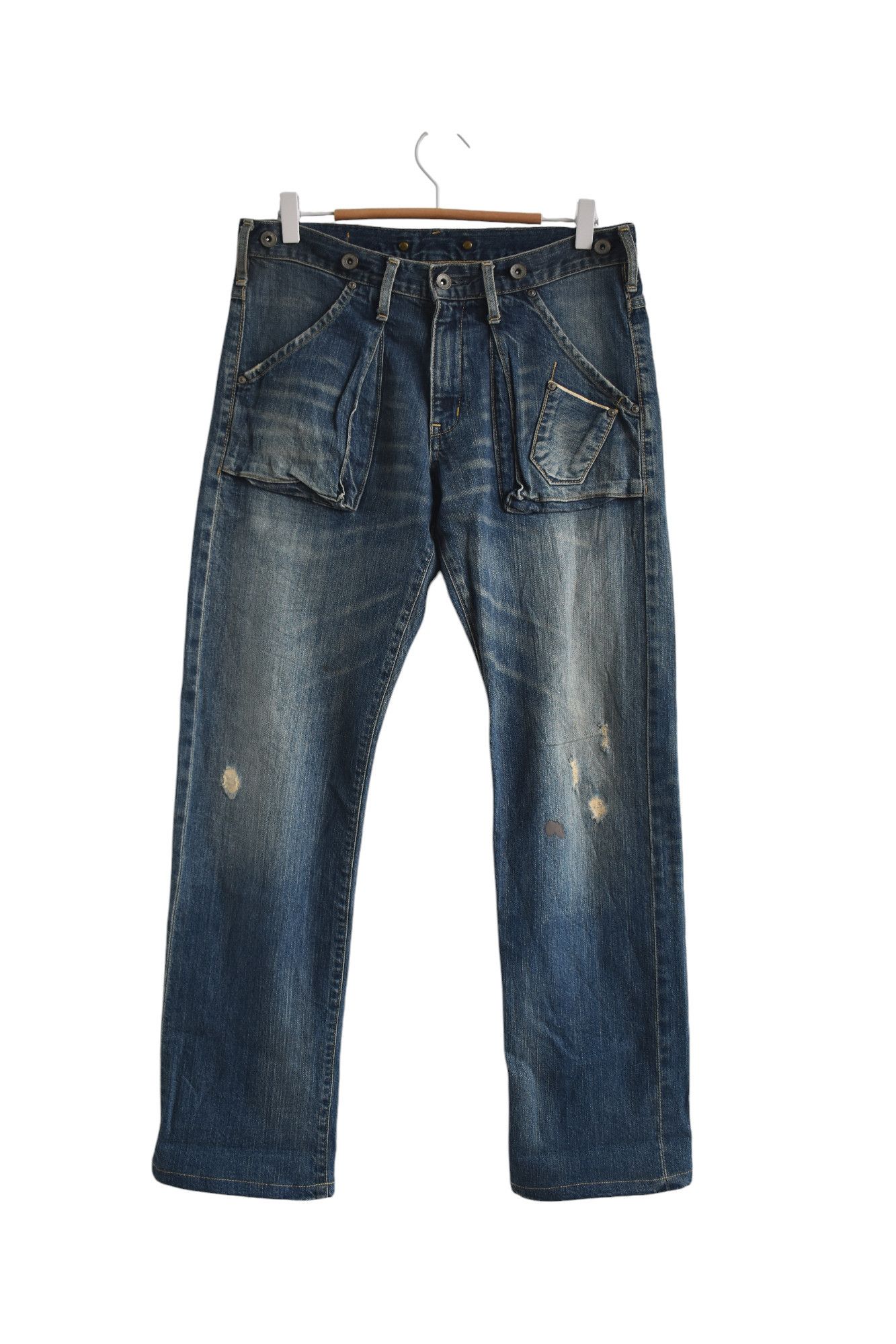 Japanese Brand × Jean × Vintage Japanese Flash Report Kapital Inspired Jeans W30 Size US 30 / EU 46 - 1 Thumbnail