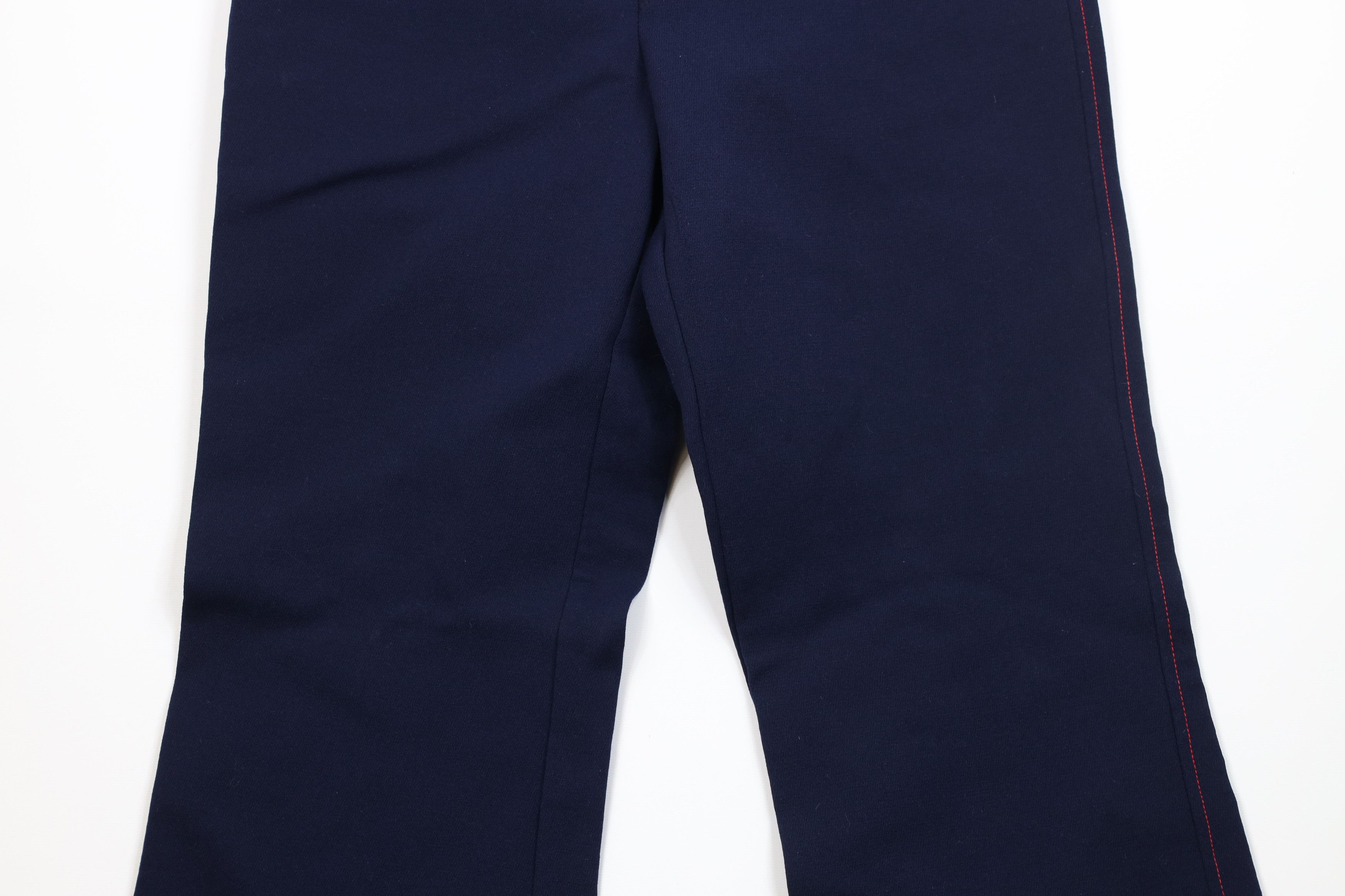Vintage Vintage 60s 70s Knit Wide Leg Ski Snow Pants Blue USA Size US 30 / EU 46 - 3 Thumbnail
