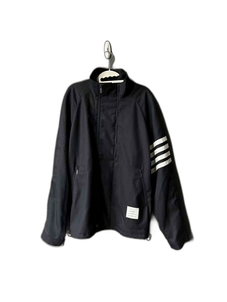 Thom Browne Thom Browne Navy Double-Zip Jacket Size US M / EU 48-50 / 2 - 1 Thumbnail