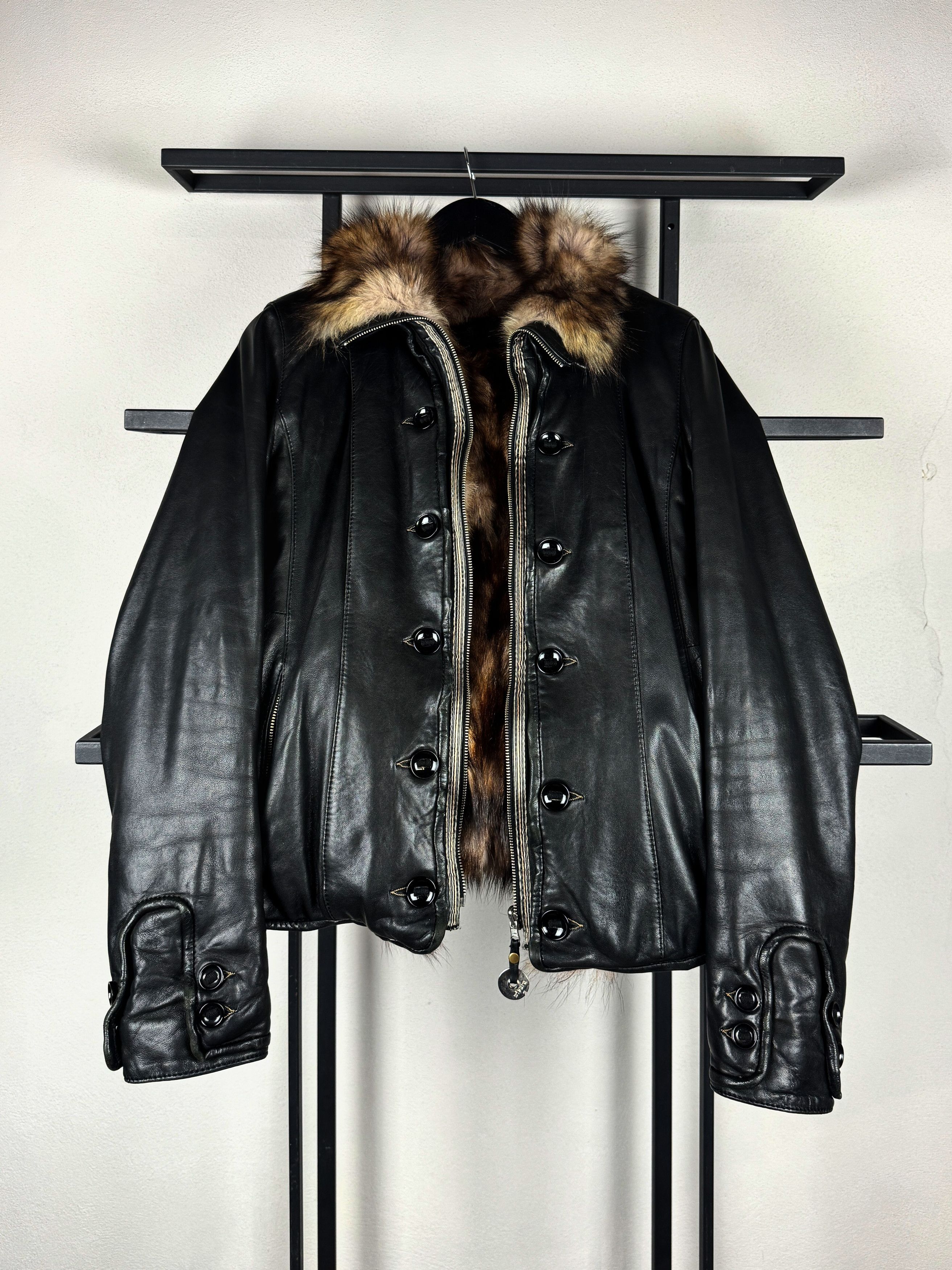 Yohji Yamamoto Hysteric Japanese Reversible Real Leather Fur Jacket 90S Y2K Size US S / EU 44-46 / 1 - 1 Thumbnail