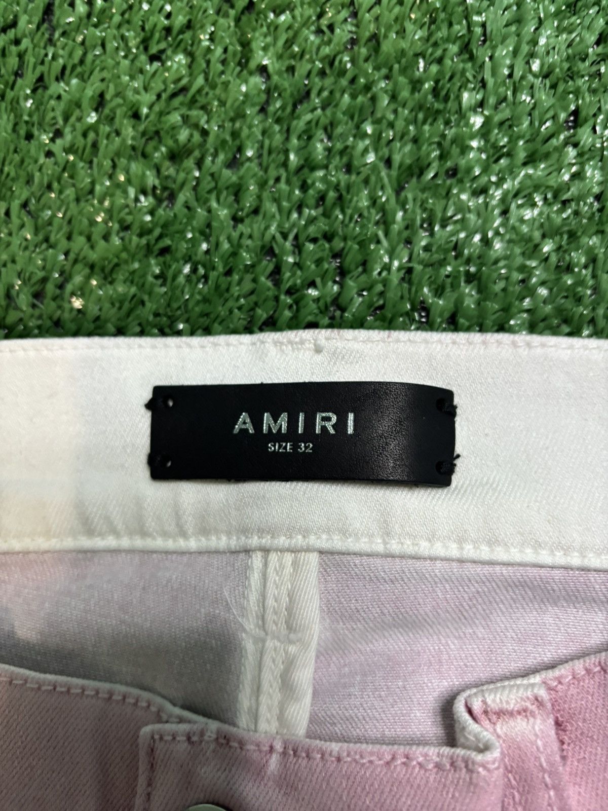 Amiri Amiri MX1 Sprayed Pink Size US 32 / EU 48 - 3 Thumbnail