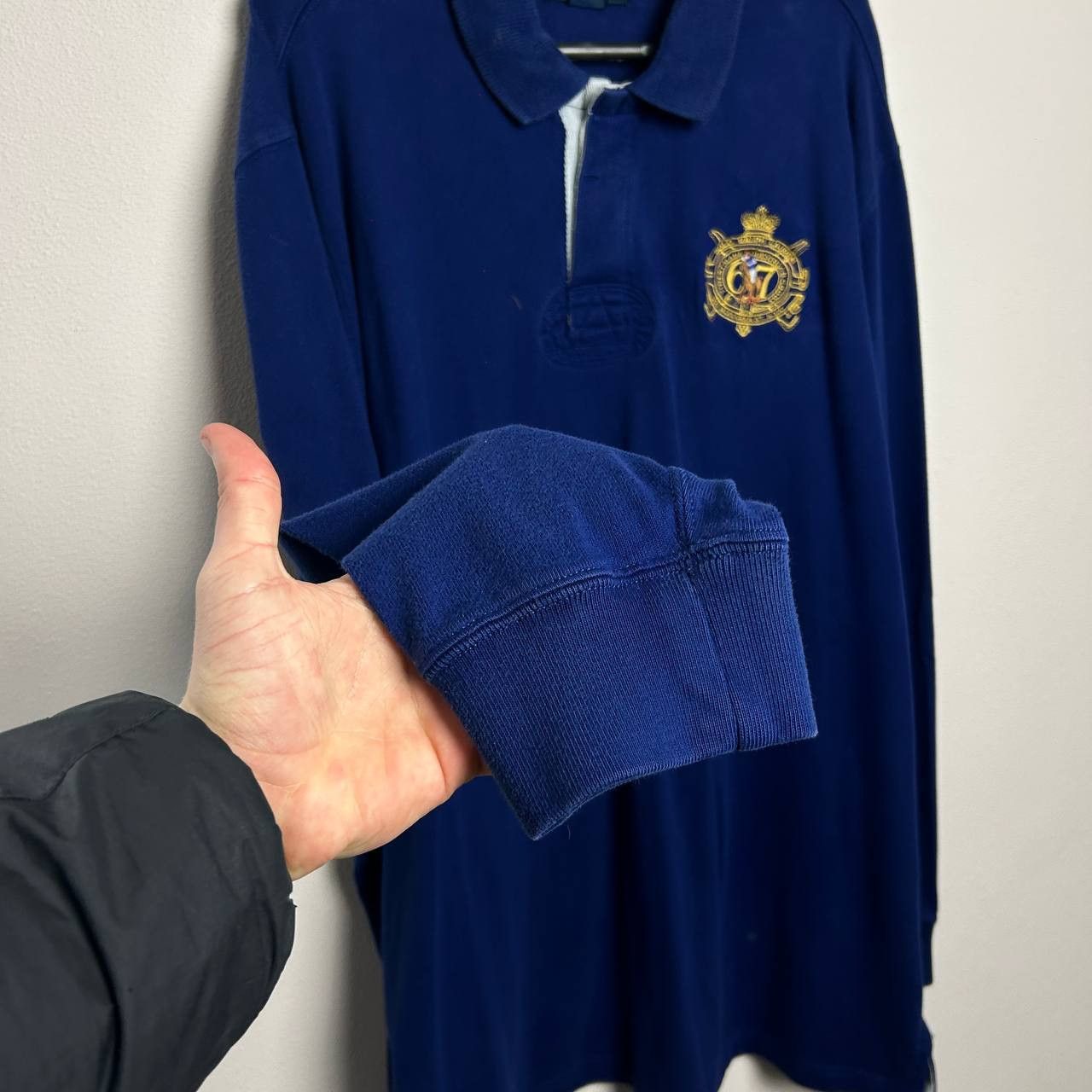 Polo Ralph Lauren Vintage Polo Ralph Lauren Big log rugby 2000slongsleeve Size US XXL / EU 58 / 5 - 7 Thumbnail