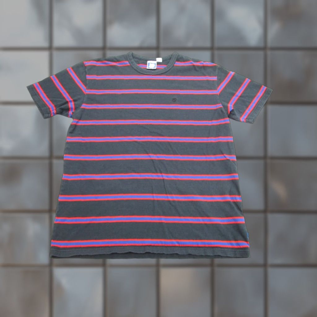 Undefeated VINTAGE Undefeated Shirt Striped Mens Medium Black Jersey Activewear Tee Size US M / EU 48-50 / 2 - 1 Thumbnail