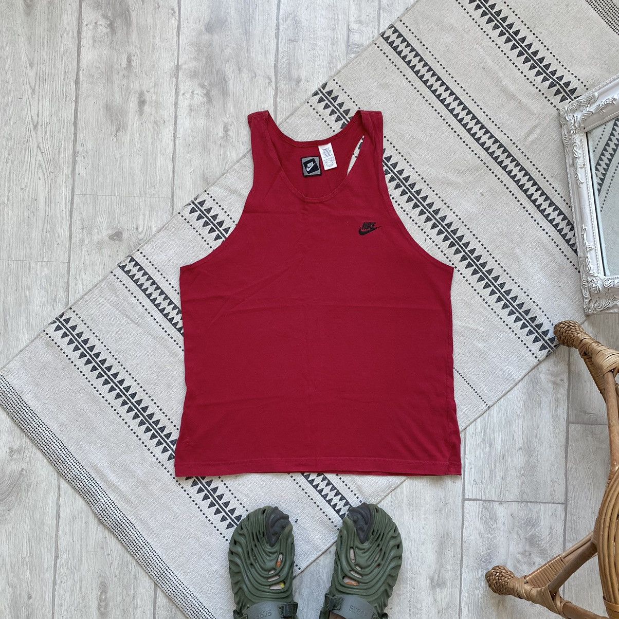 Nike Vintage 90s Nike tee sleeveless athletic Y2K Size US M / EU 48-50 / 2 - 1 Thumbnail