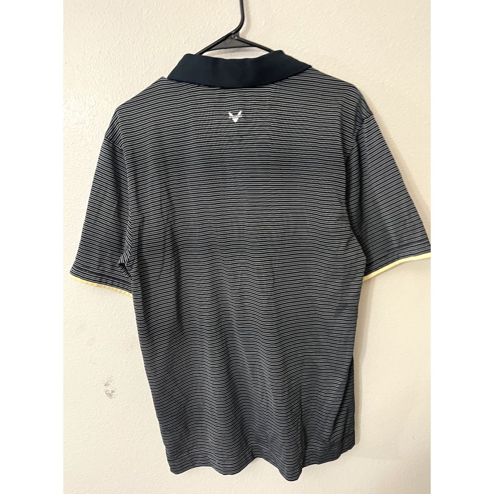 Callaway Callaway Polo Shirt Mens L Short Sleeve Black White Stripe C Tech Polo Shirt Size US L / EU 52-54 / 3 - 2 Thumbnail