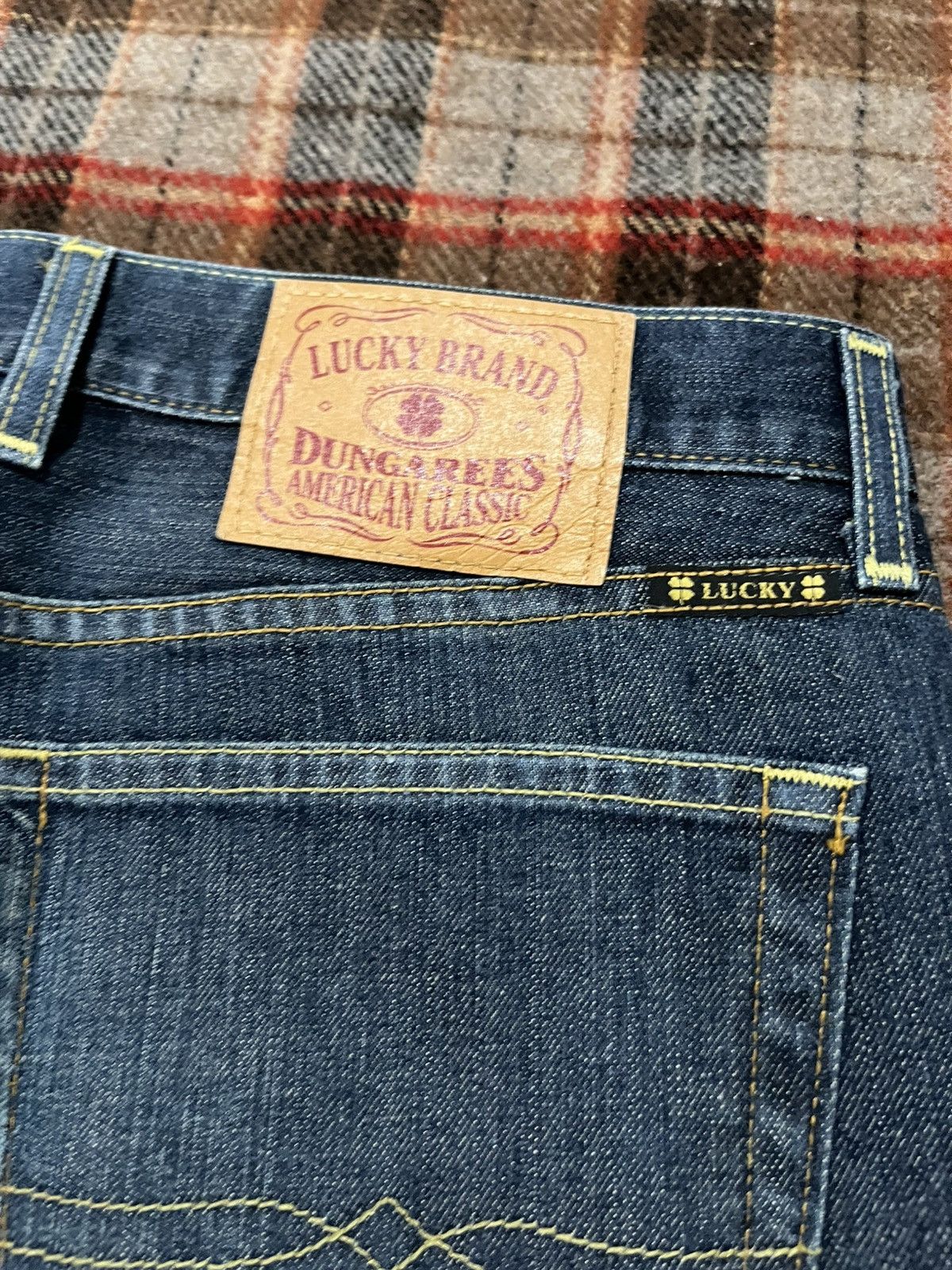 Levi's × Lucky Brand × Vintage Vintage 90’s made in USA lucky brand Starched Jeans Size US 34 / EU 50 - 11 Thumbnail