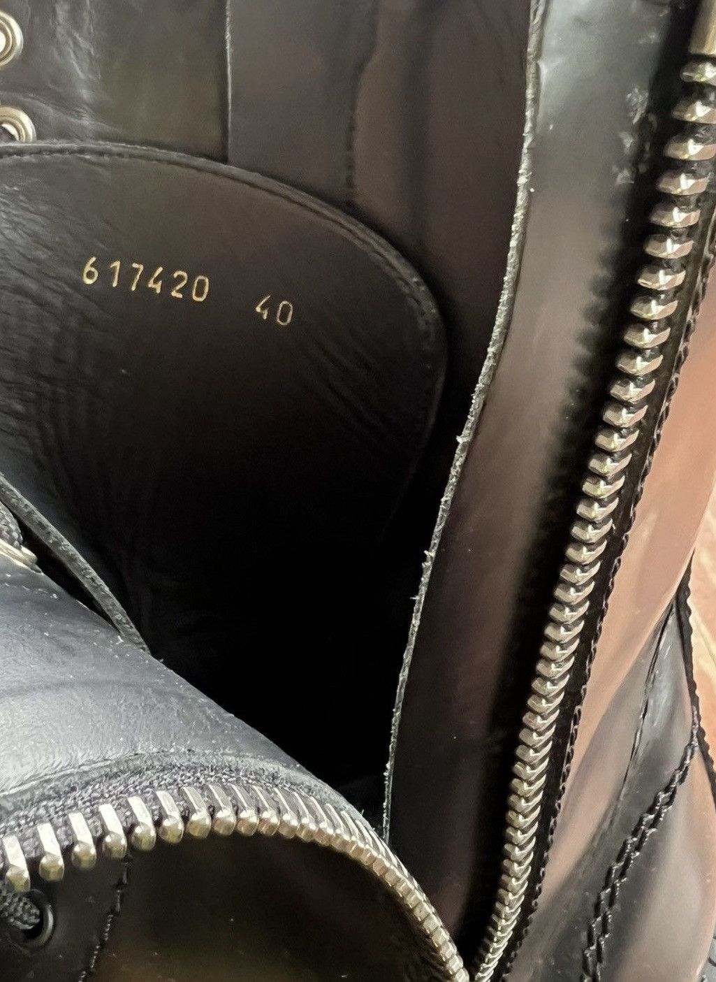 Balenciaga Balenciaga Leather Biker Boots Size US 7 / EU 40 - 8 Thumbnail