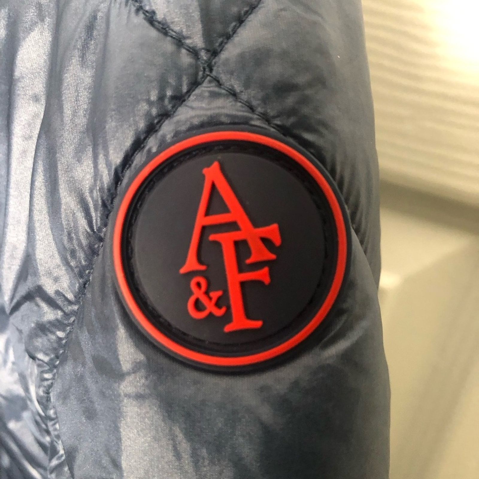 Abercrombie & Fitch Abercrombie & Fitch Quilted Puffer Jacket —Medium— Blue Size M / US 6-8 / IT 42-44 - 6 Thumbnail
