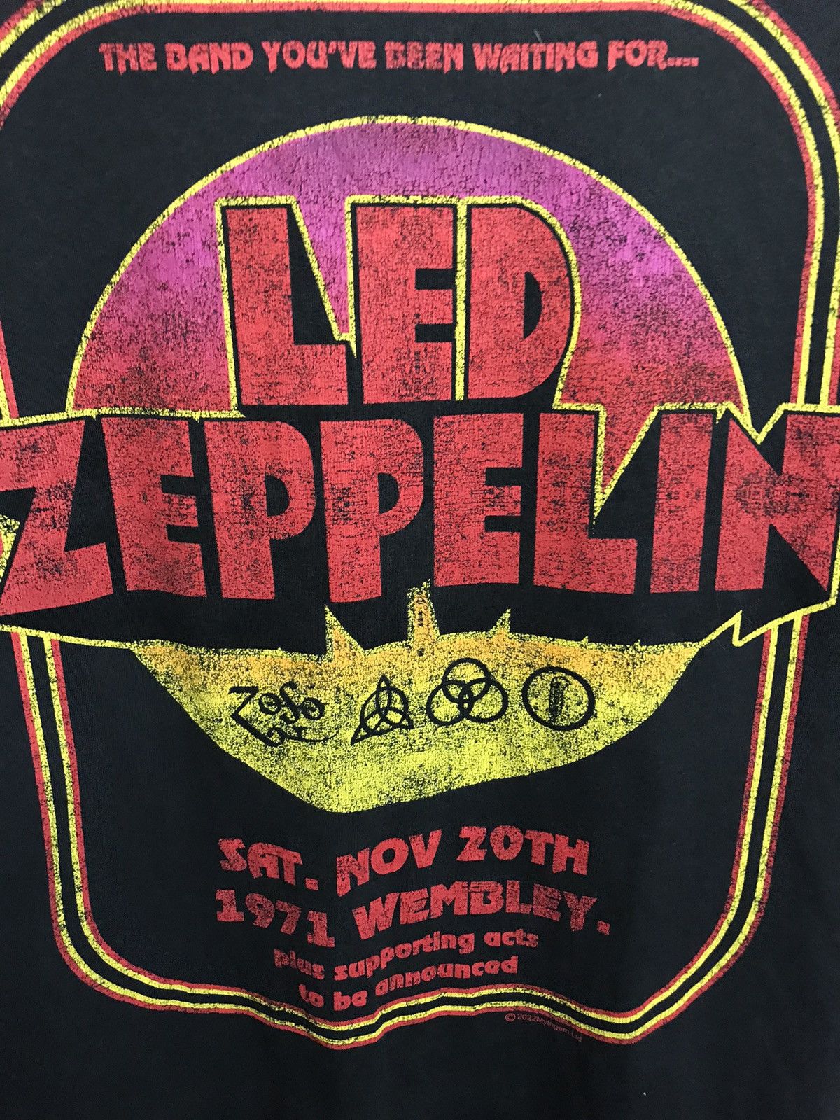 Band Tees Led Zeppelin band rock tee Size US M / EU 48-50 / 2 - 3 Thumbnail