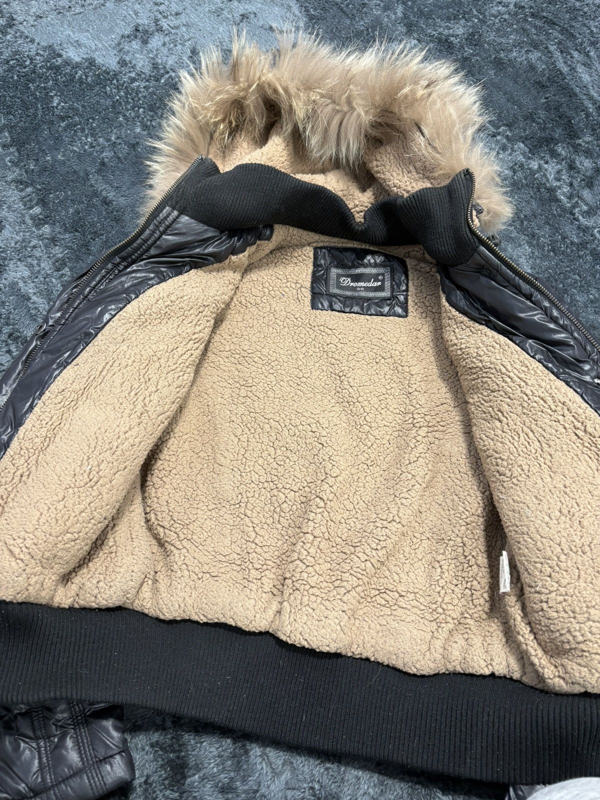 If Six Was Nine 00s LGB If Six Was Nine Style Multi Pocket Faux Fur Jacket Size M / US 6-8 / IT 42-44 - 7 Thumbnail