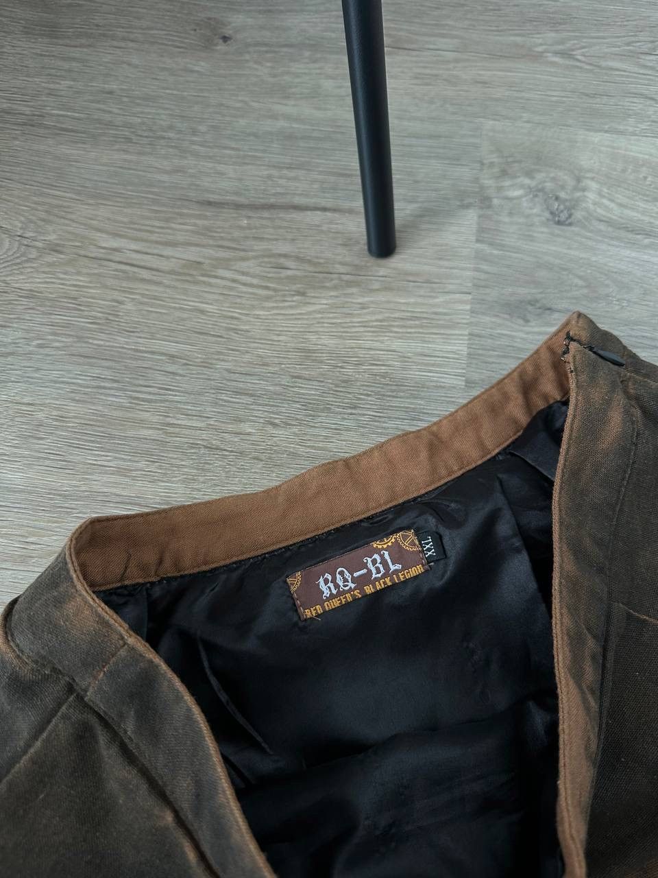 Japanese Brand × Vintage Vintage RQ-BL Avant Garde Long Brown Womens Skirt Size 32" / US 10 / IT 46 - 9 Thumbnail