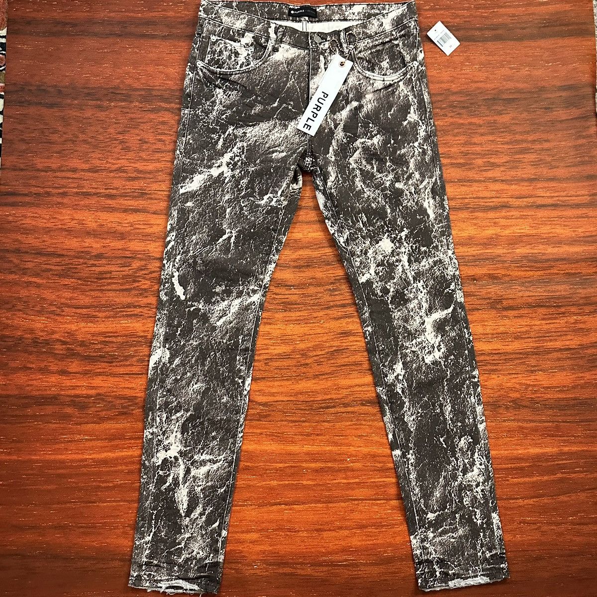 Brand NWT Purple Brand Stone Pattern Denim Jeans - Size 34