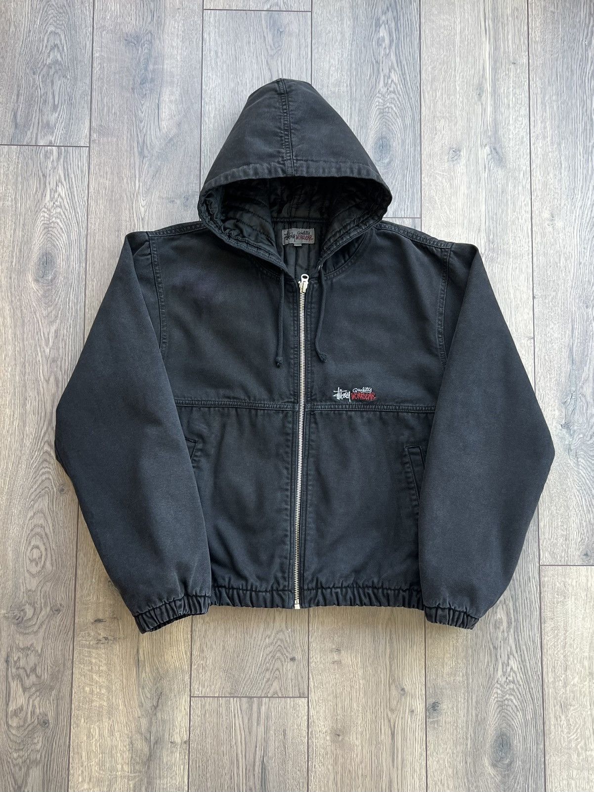 Stussy Work jacket contrast stitch | Grailed