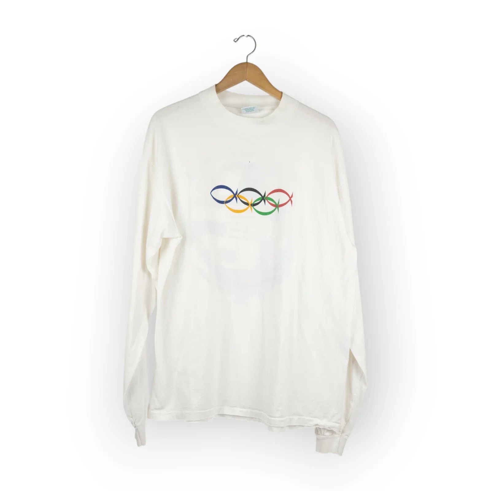 Other Jesus Olympics long sleeve for God, so loved the world XXL Size US XXL / EU 58 / 5 - 1 Thumbnail