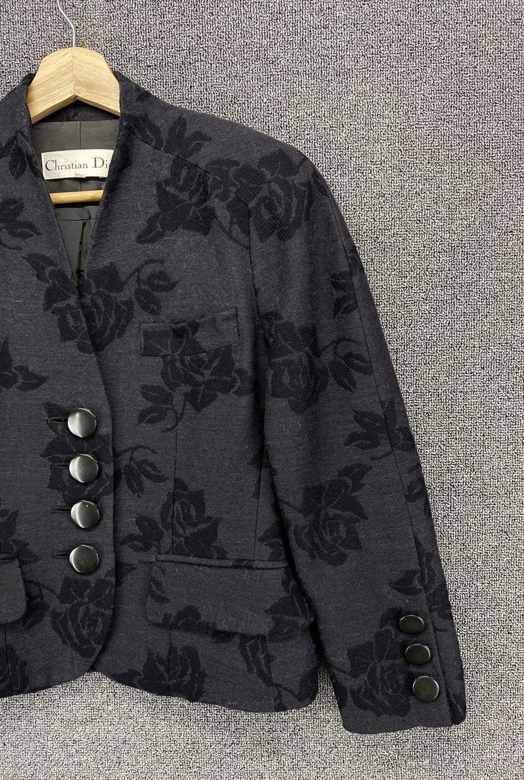 Christian Dior Monsieur × Vintage Vintage Christian Dior Rare Design Wool Cardigan Jacket Size S / US 4 / IT 40 - 4 Thumbnail