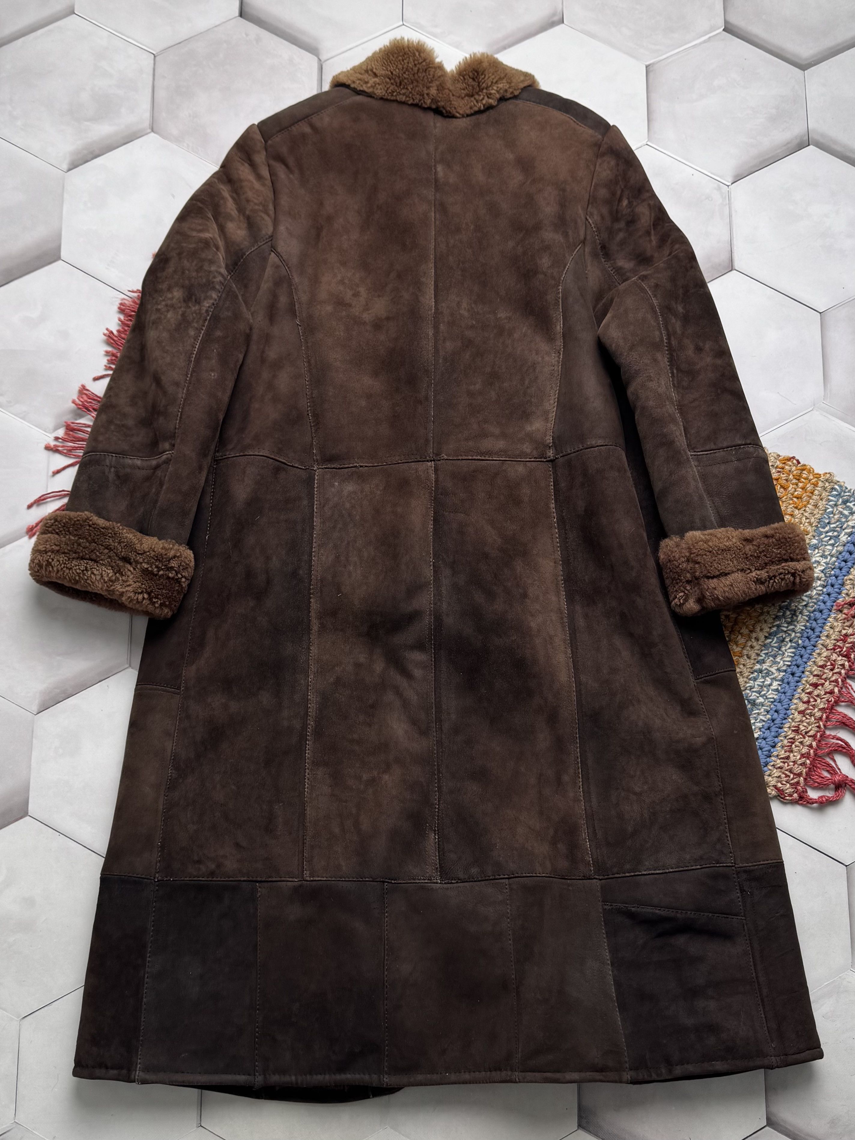 Vintage Vintage 80's Real Sheepskin Thrashed Coat (E4) Size XL / US 12-14 / IT 48-50 - 11 Thumbnail