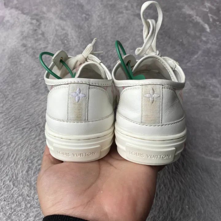 Louis Vuitton Louis Vuitton Pink Casual Low-Top Sneakers -2508 Size US 5 / IT 35 - 1 Thumbnail