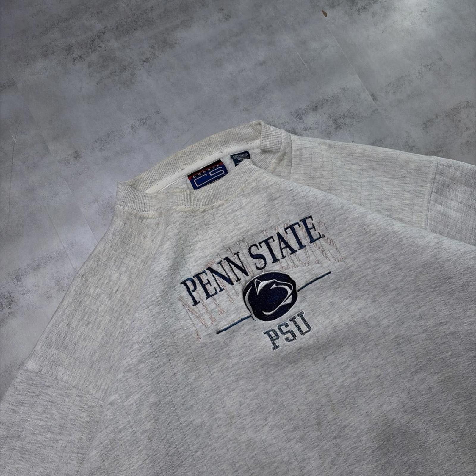 Other Vintage Grey Penn State University College Crewneck Sweater Size US XL / EU 56 / 4 - 5 Thumbnail