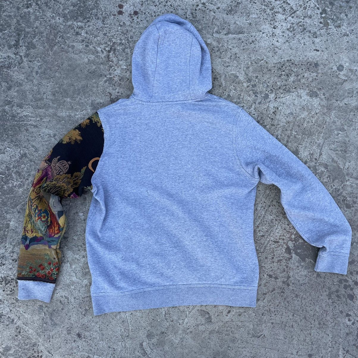 Nike Vintage Nike Hoodie Custom Recycled Velveteen Paint 90s Y2K Size US XL / EU 56 / 4 - 2 Thumbnail