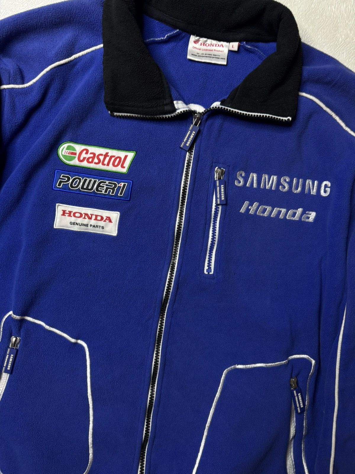 Honda × Samsung Samsung Honda racing zip up Fleece Size US L / EU 52-54 / 3 - 3 Thumbnail