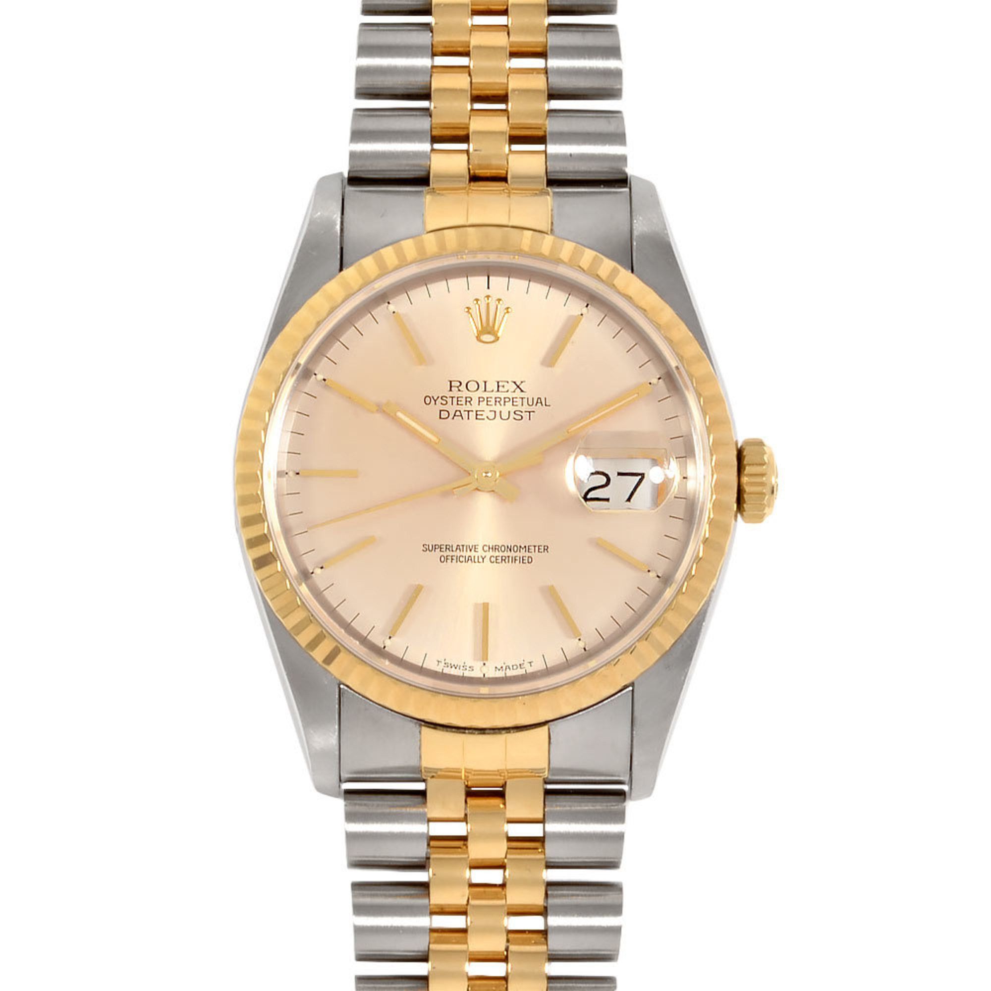 Rolex Rolex 16233 Datejust X-series Watch Automatic SS x YG Men's ITCH7XHH083K Size ONE SIZE - 1 Thumbnail