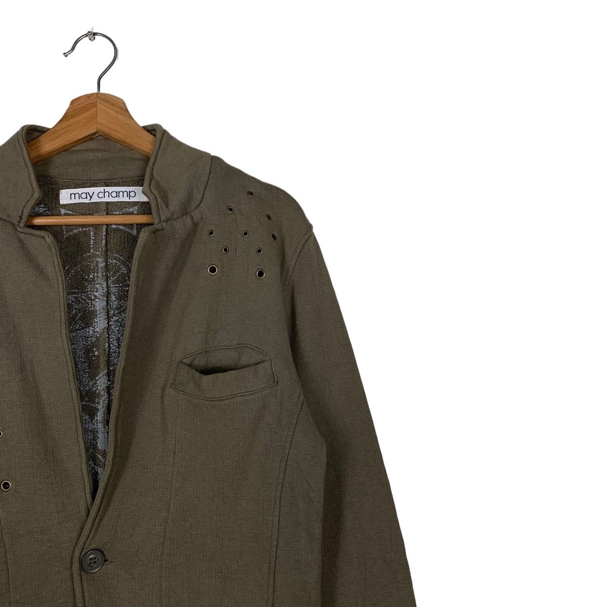 Japanese Brand MAY CHAMP Studded Casual Jacket #0184-C9 Size US M / EU 48-50 / 2 - 6 Thumbnail