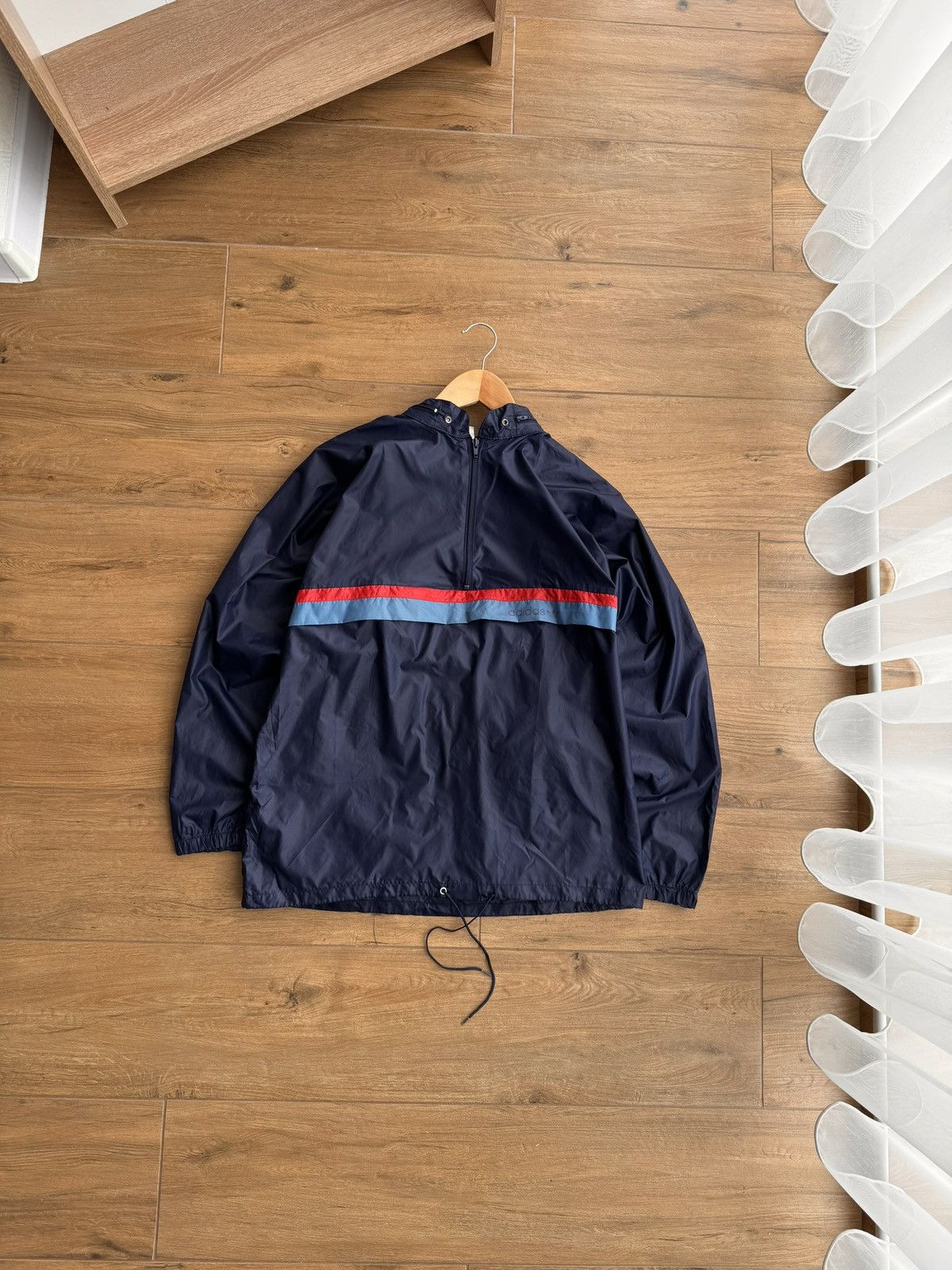 Adidas Vintage Adidas Made in West Germany 80’s Nylon Rain Coat Size US L / EU 52-54 / 3 - 4 Thumbnail