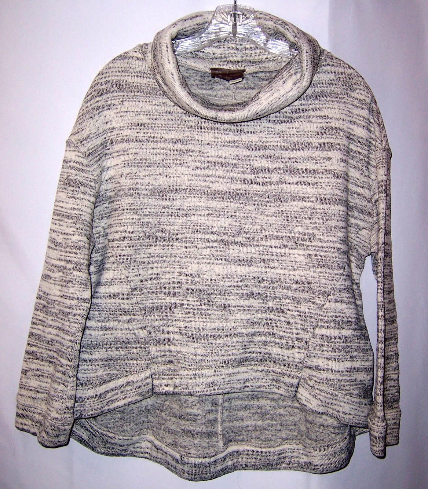 Anthropologie Anthropologie Saturday Sunday Space-Dye Cowl Neck Sweater- M Size M / US 6-8 / IT 42-44 - 4 Thumbnail