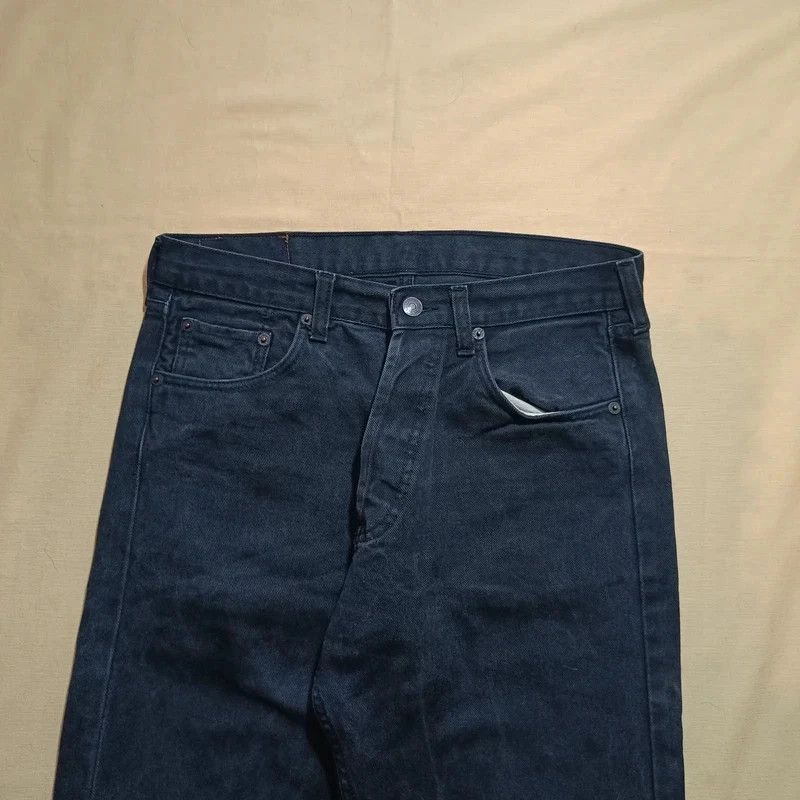 Levi's Vintage Levis 501 Black Jeans Made in USA fits W31 L29 1997 Size US 31 - 12 Thumbnail