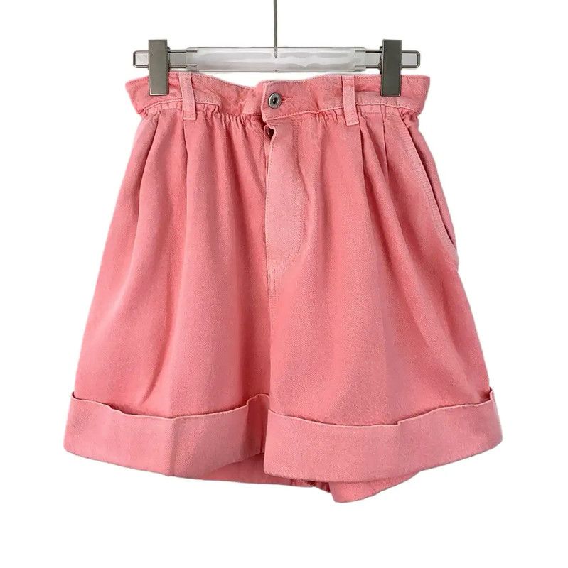 Miu Miu Miu Miu Pink Cotton Women’s Shorts 0089 Size 23" - 1 Thumbnail