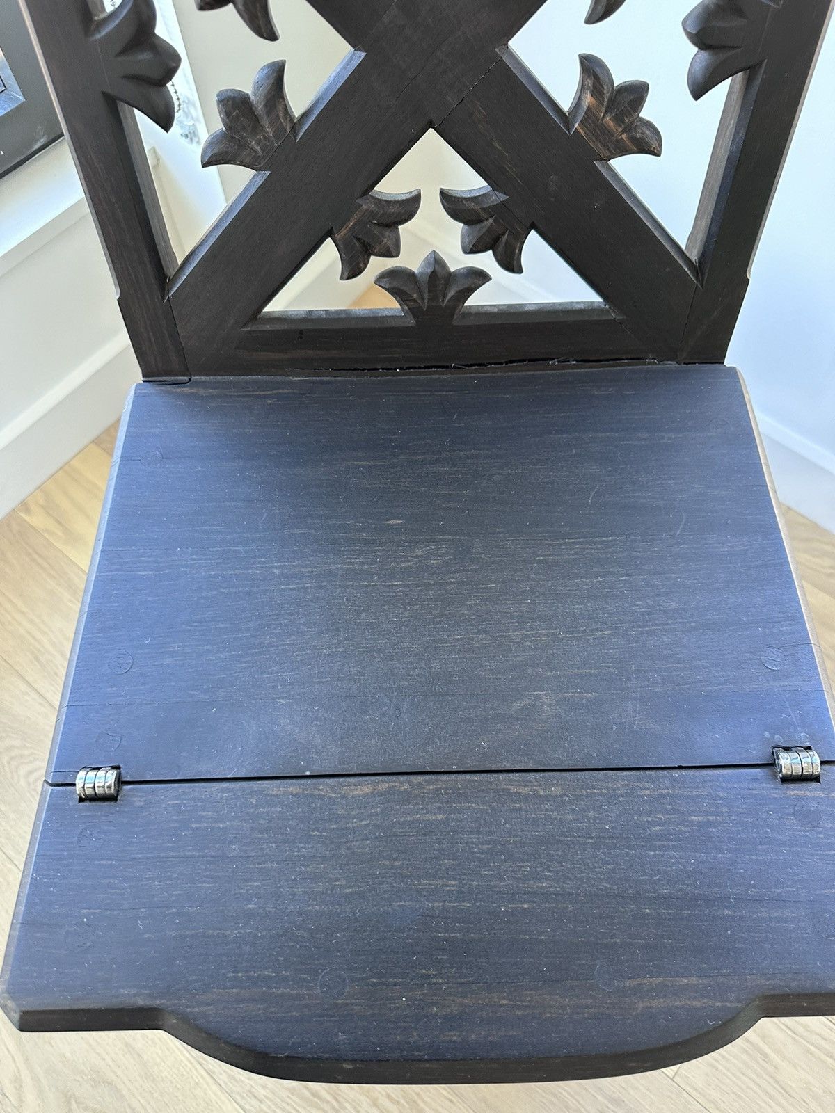Chrome Hearts CHROME HEARTS EBONY WOOD LADDER CROSS CHAIR 4Gseller Size ONE SIZE - 4 Thumbnail