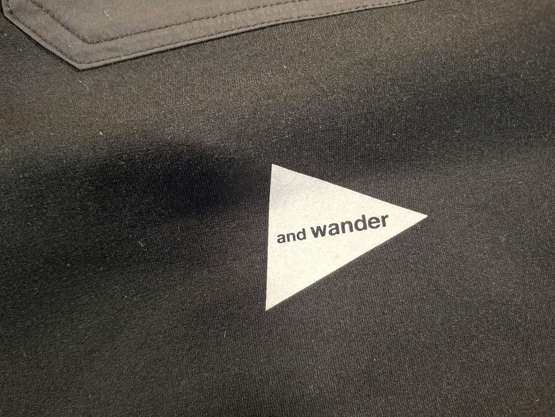 And Wander × HIDDEN Hidden NY x And Wander Track Jacket – Black / Green Trim Size US XXL / EU 58 / 5 - 4 Thumbnail