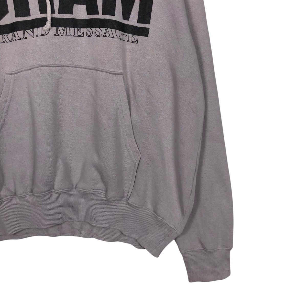 Japanese Brand 📌Vintage Hoodie Pull Over Grand Messege Spell Out Big Logo Size US L / EU 52-54 / 3 - 6 Thumbnail