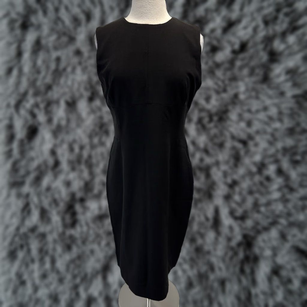 M.M.LaFleur MM Lafleur Classic Sheath Dress Women’s 14 Black Flex Stretch Career Capsule Size XL / US 12-14 / IT 48-50 - 1 Thumbnail