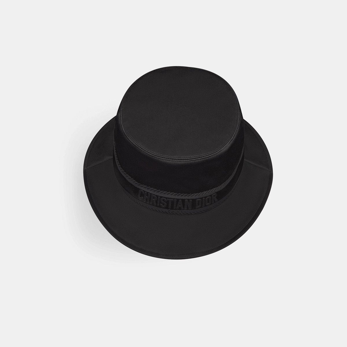 Dior o1bcso1str0226 Size:OS/D-Bobby Satin Bucket Hat in Black Size ONE SIZE - 3 Thumbnail