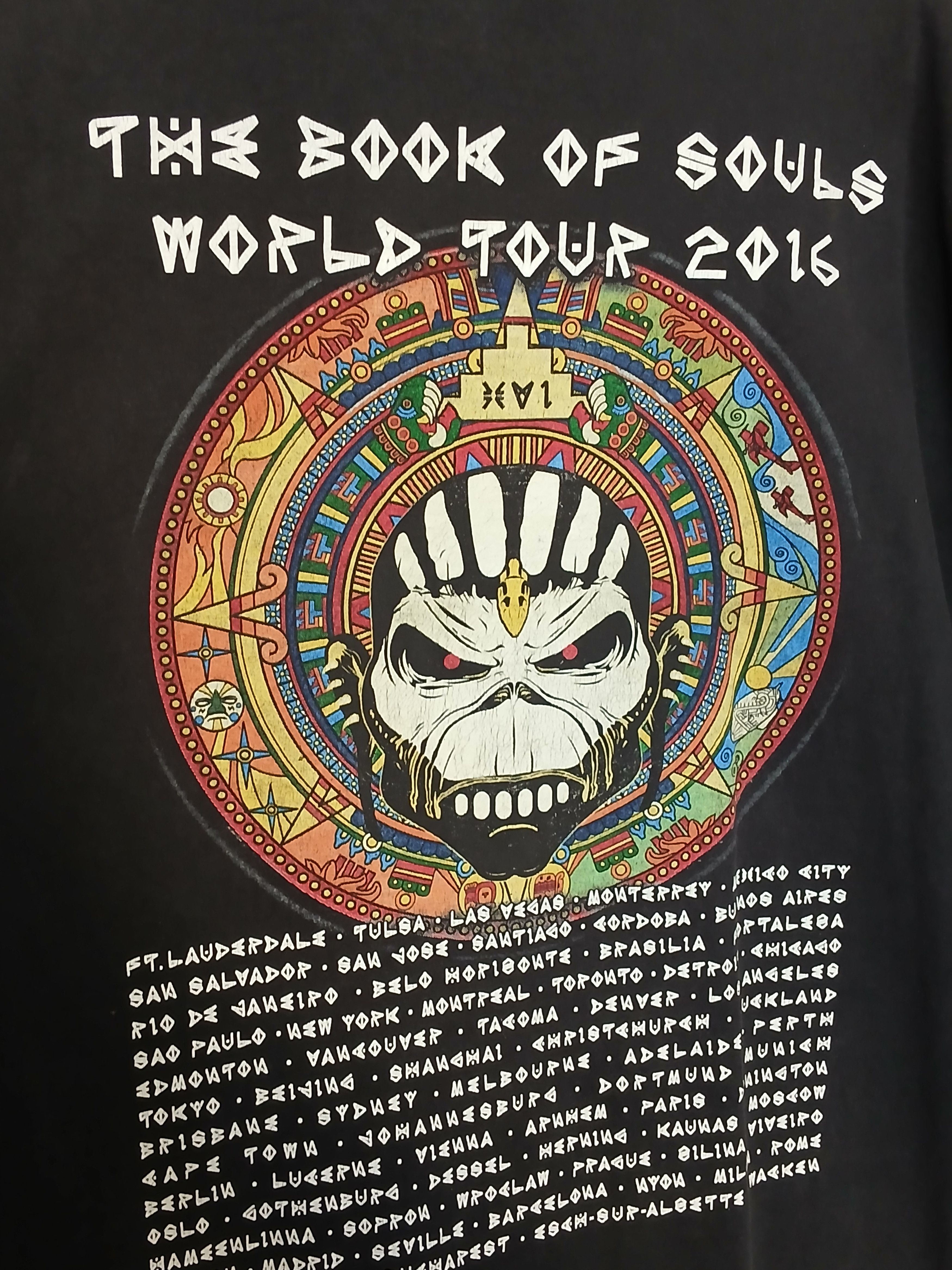 Iron Maiden Iron Maiden The Book Of Souls World Tour 2016 T-Shirt Size US XXL / EU 58 / 5 - 4 Thumbnail